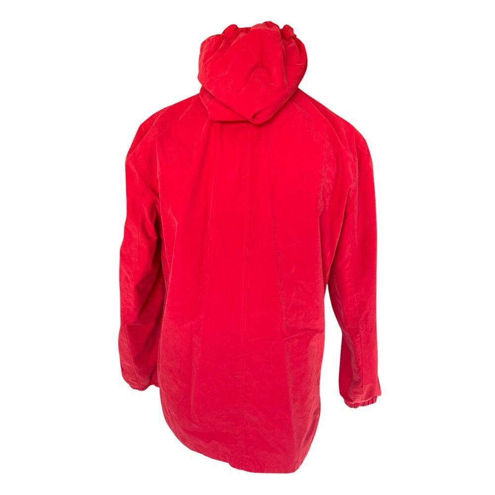 Giacca Sport fuchsia windbreaker and rain coat. Removeable hood, zip up size M - Picture 5 of 9